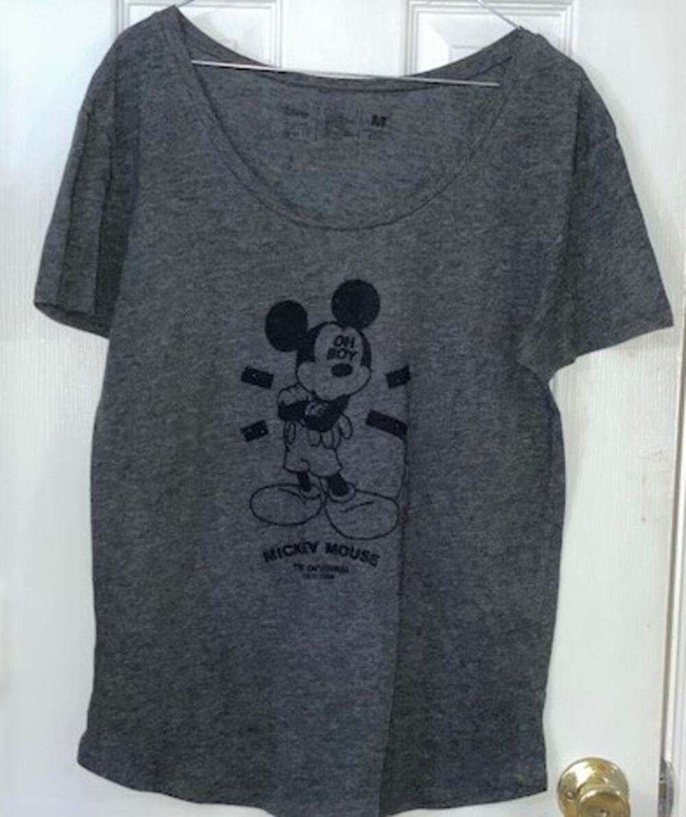 Disney Mickey Mouse Shirt Sz M EUC